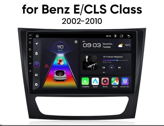 Mercedes Benz E class W211 E300 2002-2010 V1 Wireless CarPlay Android Auto Radio RDS WIFI GPS BT 4G Car Multimedia  autoradio AUTMMCDW211