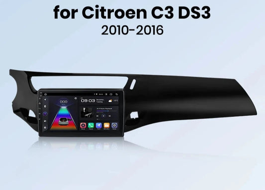 Citroen C3 DS3 2010-2016 Android 12  9" CarPlay Android Auto Radio RDS WIFI GPS BT 4G Car Multimedia  autoradio AUTMCTRDS3