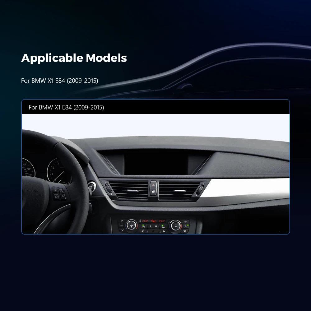 BMW X1 E84(2009-2015) CIC / Senza monitor  10.25'' Android 13 Car Multimedia Player   4G Carplay android auto QEB12X1CI