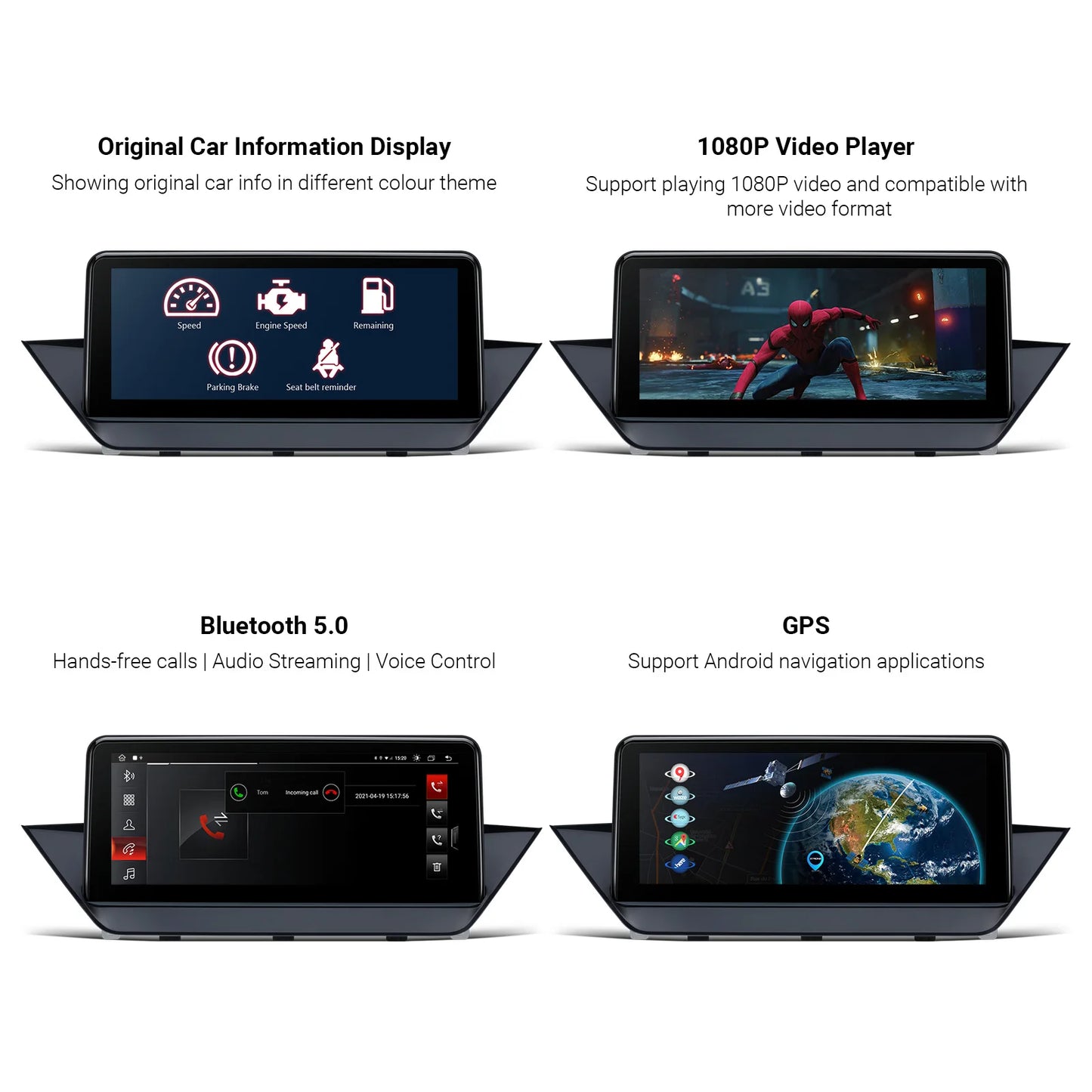 BMW X1 E84(2009-2015) CIC / Senza monitor  10.25'' Android 13 Car Multimedia Player   4G Carplay android auto QEB12X1CI