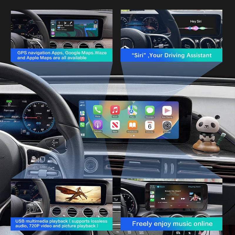 Mercedes NTG 6.0  W118 A180 A200 A45 A63 GLA CLA W176 B200 B180 W117 W213 W206 W222 MBUX Wireless CarPlay Android auto gps AUTMWAGWW