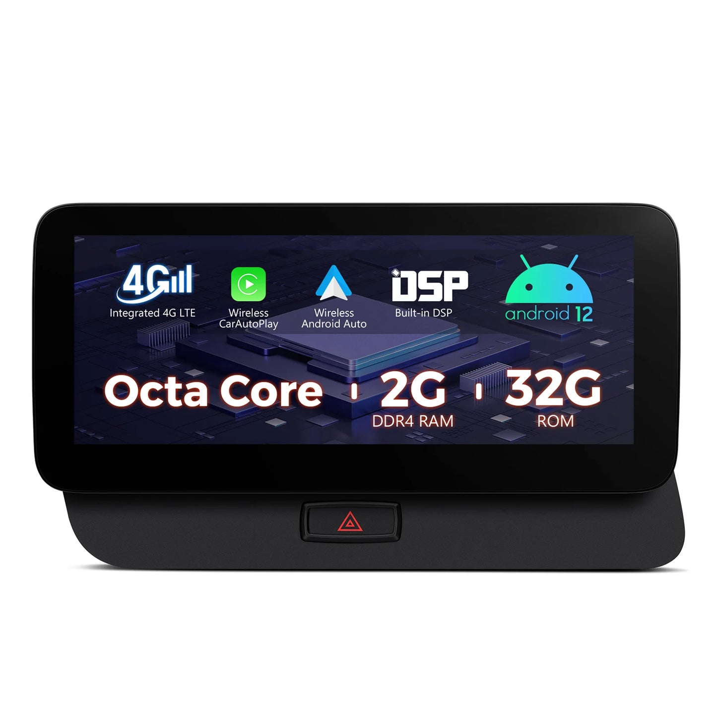 Audi Q5 2009-2017 10.25''Android 13  Radio Player  4G DSP Built-in Carplay/android auto 2+32GB Octacore