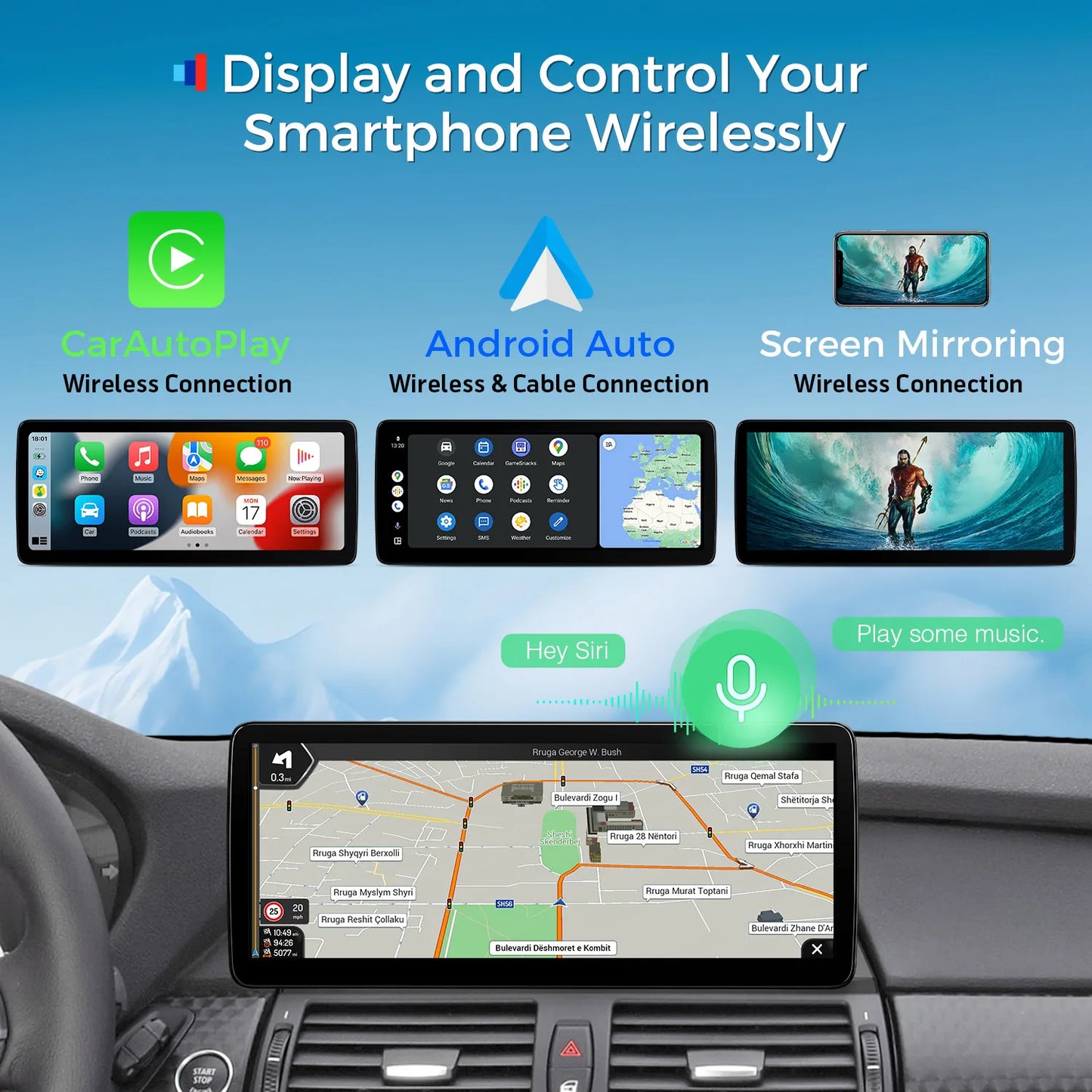 BMW X5 E70 X6 E71 CCC/CIC 12.3'' Android 13 Car Radio  8 Core  4+64GB  4GLTE CarPlay Android Auto DSP QLB22CCB12X5L