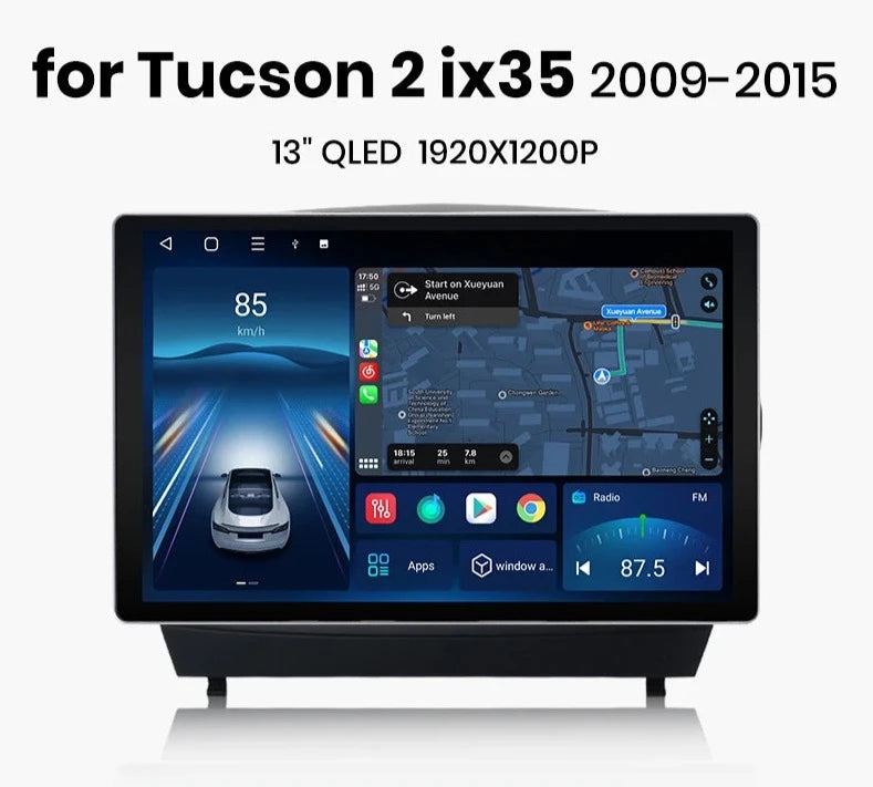 Hyundai Tucson 2 ix35 2009 - 2015, 10,33" / 11,5" / 13,1" V3 Plus 2K Car Radio wireless CarPlay Android Auto 2 din 2din GPS WIFI BT AUTHLDCS35