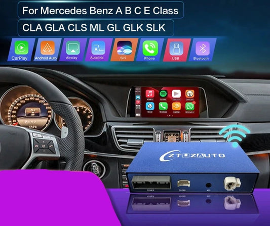 Mercedes Benz A - W176 B- W246 CLA GLA  C-W204 E- W212 C207 CLS W218 ML GL GLK SLK R72 G W463  wireless carplay android auto gps mirrorlink AUTMMMBCS