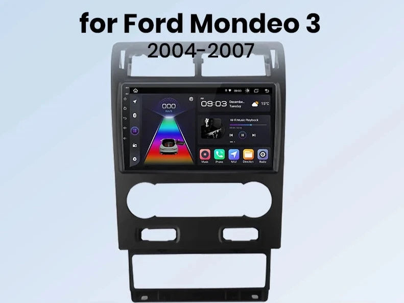 Ford Mondeo 3 2004 - 2007 V1 Plus Car Radio RDS WIFI BT GPS   wireless CarPlay Android Auto  intelligent systems AUTMKSDF2