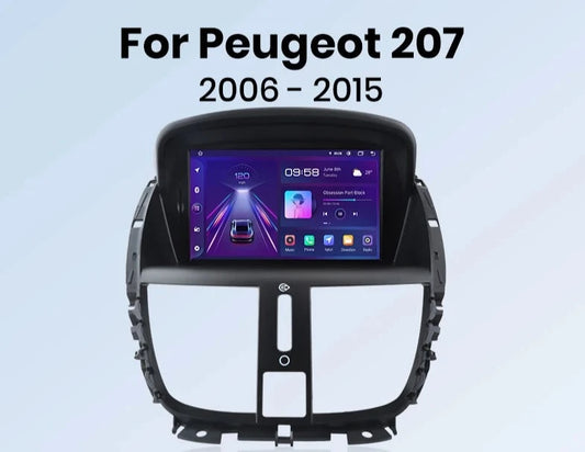 Peugeot 207 207CC 2006 - 2015 Car Radio rds WIFI BT GPS   wireless CarPlay Android Auto car intelligent systems AUTMPEG207