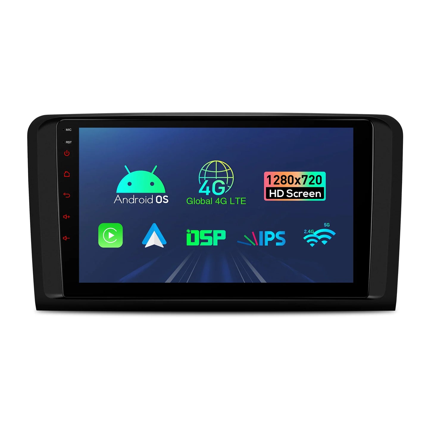 Mercedes Benz ML Class W164 2005-2011 GL Class X164 9" Android 13 Car Radio  Multimedia Player4G DSP Car Play  IEP92M164