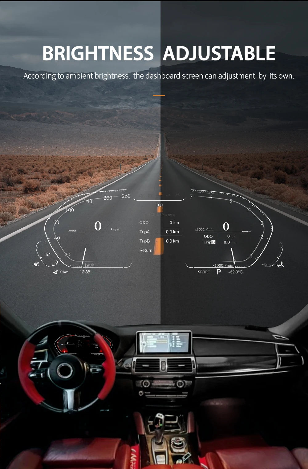 BMW X6 E71 E72  Quadrante digitale lcd linux 12,3"  AUTMBMWX6