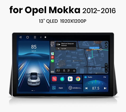 Opel Mokka 2012 - 2016 X7 MAX 13.1“ 2K AI Voice Wireless CarPlay Android Auto Car Radio RDS WIFI GPS BT   Multimedia autoradio AUTMOPLMK13