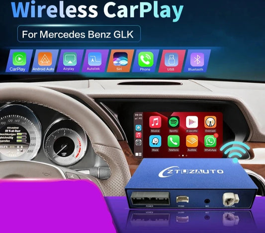 Mercedes Benz GLK 2008-2015, NTG 4.0/4.5/4.7 Wireless CarPlay  Android Auto Mirror Link AirPlay GPS AUTMGLKNTG4