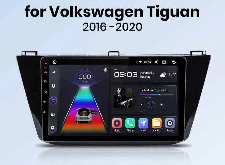 Volkswagen Tiguan 2016-2020 Wireless CarPlay Android Auto Car Radio RDS WIFI GPS BT GPS Car Smart Systems AUTMVWTNPRO