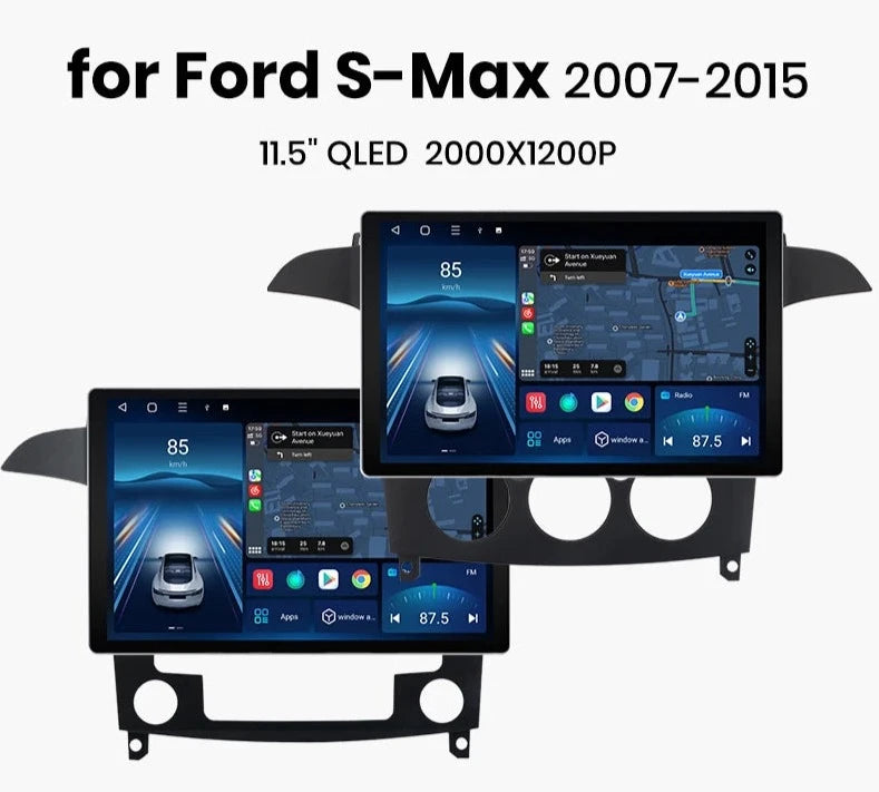 Ford S-Max S max 2007 - 2015  X7 PRO 11.5“ 2K AI Voice Wireless CarPlay Android Auto Car Radio   Multimedia autoradio AUTMFDSMX7