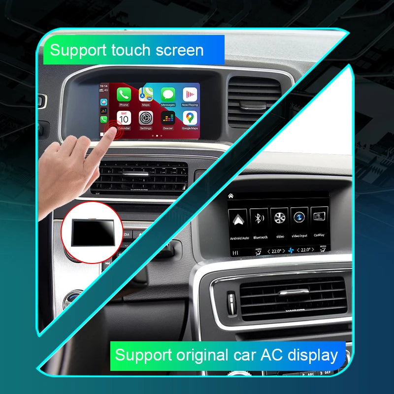 Volvo V40 V60 XC60 S60 S80L dal 2015  Wireless Carplay  Android Auto Ｍodule Mirror Link Display , Camera AUTMVVXSL