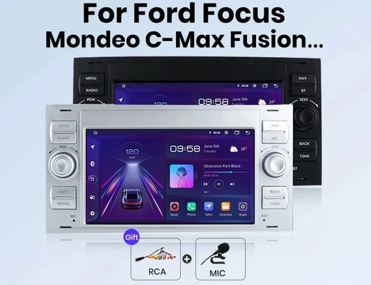 7"/9" Ford Focus Mondeo Fiesta Transit Kuga C-Max S-Max Galaxy  CarPlay Android Auto Radio   GPS Car Multimedia 2din autoradio AUTMFORD1