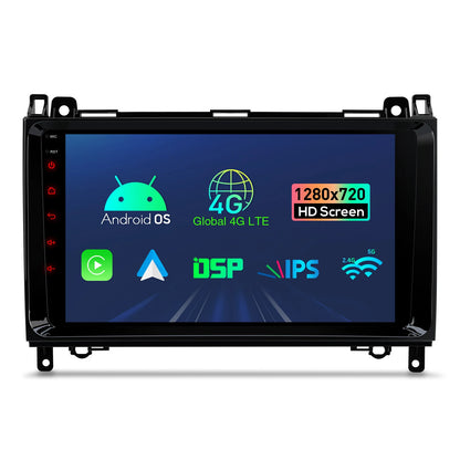 Mercedes  W245 W169 /Viano Vito W639 /Sprinter W906  9'' Android13 Octa Core Car Radio CarPlay DSP 4G  AA IEP92M245