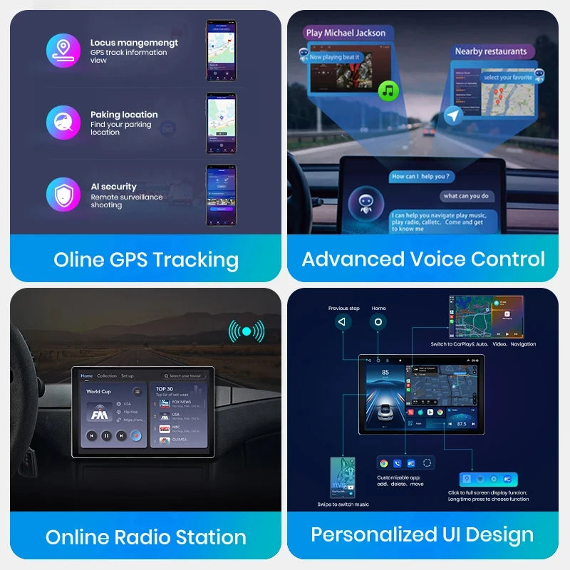 Toyota RAV4 2001 - 2005 X7 MAX 13.1“ 2K AI Voice Wireless CarPlay Android Auto  Radio RDS WIFI GPS BT   Multimedia autoradio AUTMTTOYRV4
