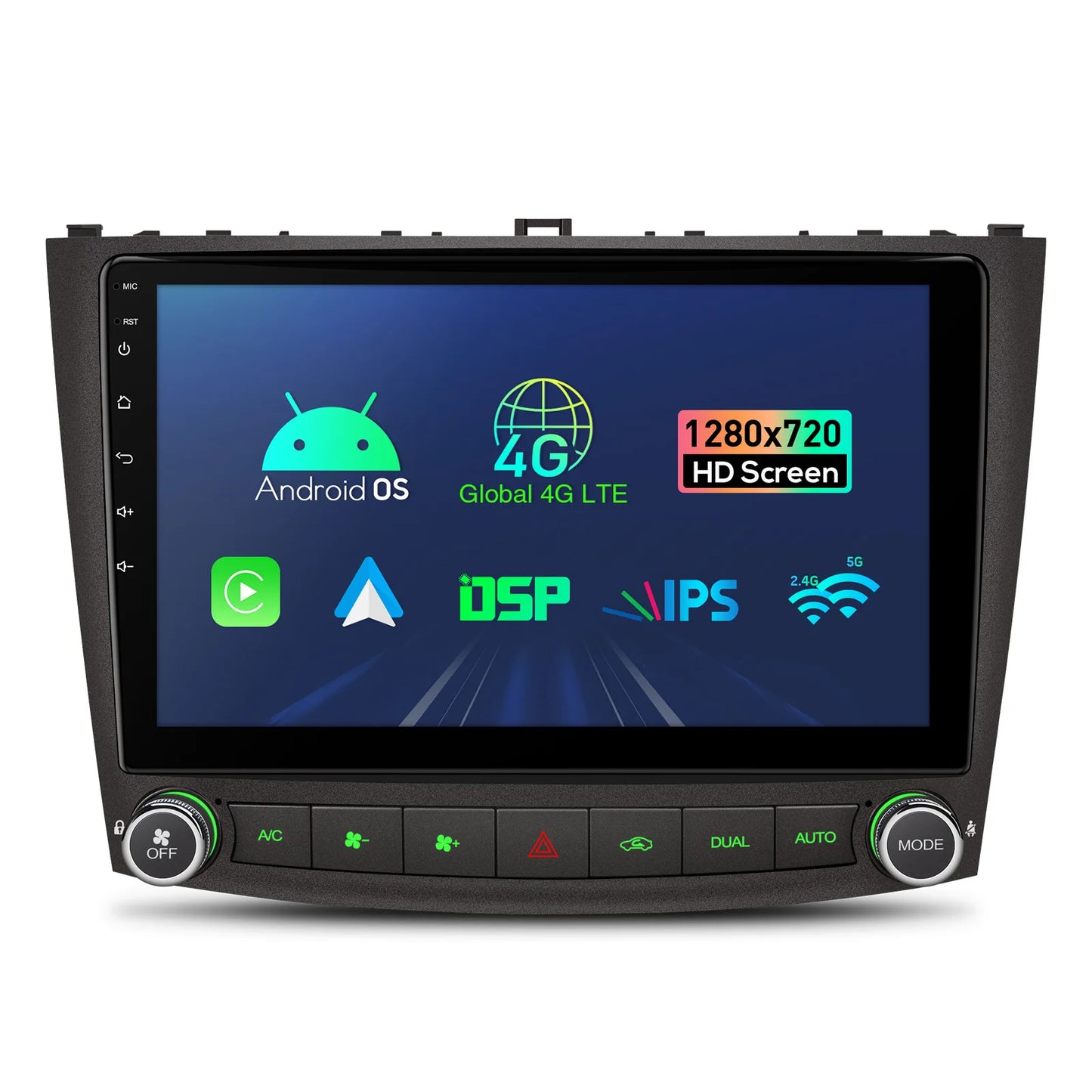 Lexus IS200 / IS220 / IS250 / IS300 / IS350 berlina (4 porte) (2006-2012) carplay android auto Android/iPhone | Octa Core | RAM DDR4 da 2 GB e ROM da 32 GB | Hardware di livello automobilistico | IEP12ISL