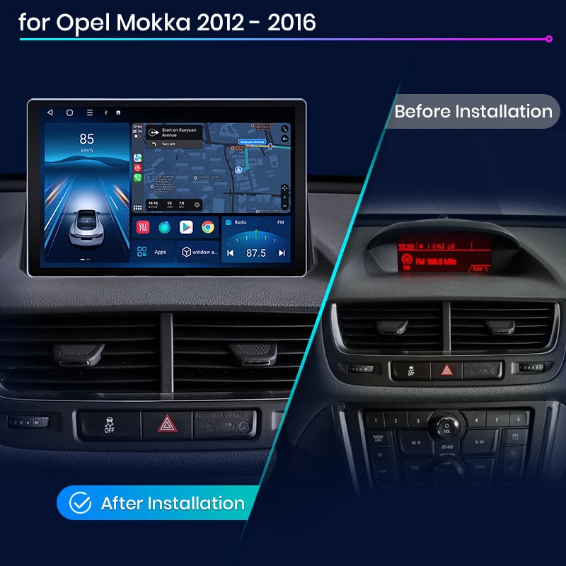 Opel Mokka 2012 - 2016 X7 MAX 13.1“ 2K AI Voice Wireless CarPlay Android Auto Car Radio RDS WIFI GPS BT   Multimedia autoradio AUTMOPLMK13