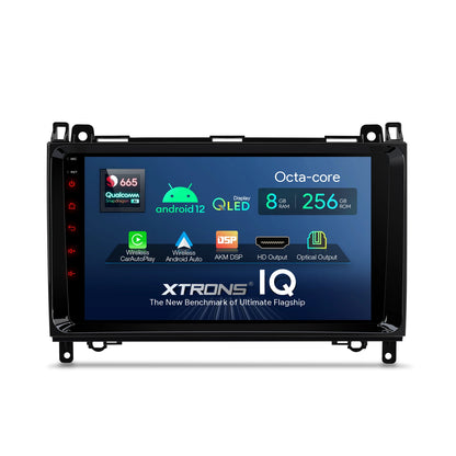 Mercedes  B Class W245  A-Class W169 W906 W639  9" QLED Android 12  665 8+256GB Car Radio  Stereo DSP Wireless CarPlay AA 4G LTE IQP92M245P