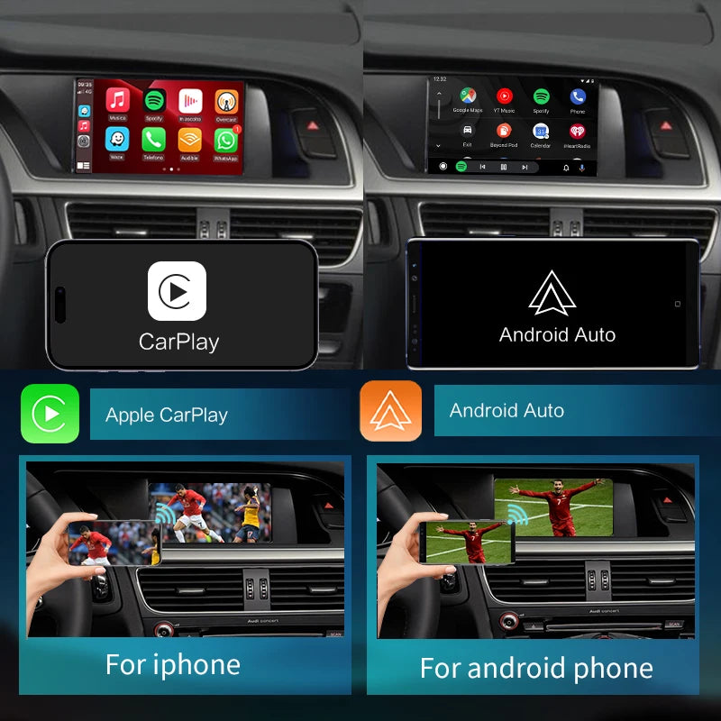 A4 A5 B8 2008-2016 Wireless Apple CarPlay Android Auto  Mirror Link AirPlay  Navi AUTMADA4A5B8