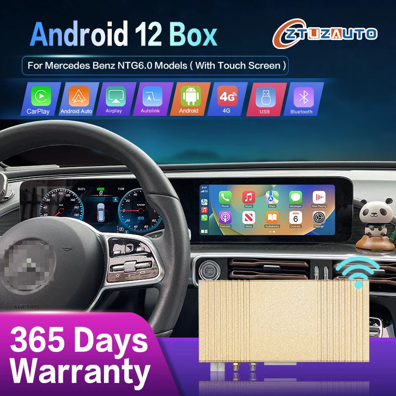 Mercedes NTG 6.0  W118 A180 A200 A45 A63 GLA CLA W176 B200 B180 W117 W213 W206 W222 MBUX Wireless CarPlay Android auto gps AUTMWAGWW