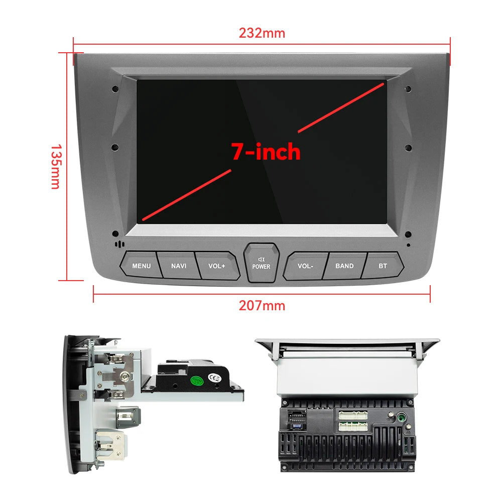 Alfa Romeo Mito 2008 - 2012 7"  Wireless Carplay Android 12 AUTMARMTO