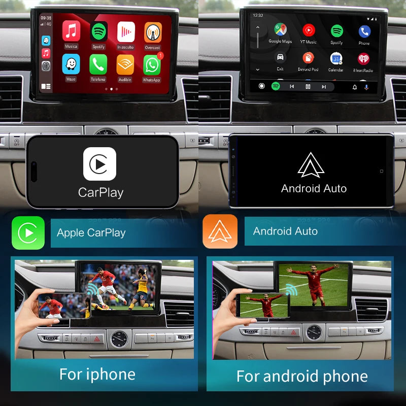 Audi A8/A8L 2010-2017 Wireless Apple CarPlay Android Auto I Mirror Link AirPlay  Maps AUTMADA8L