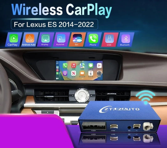 Lexus ES 2014-2020 Wireless CarPlay  Android Auto Mirror Link AirPlay Navigation AUTMLXSES20