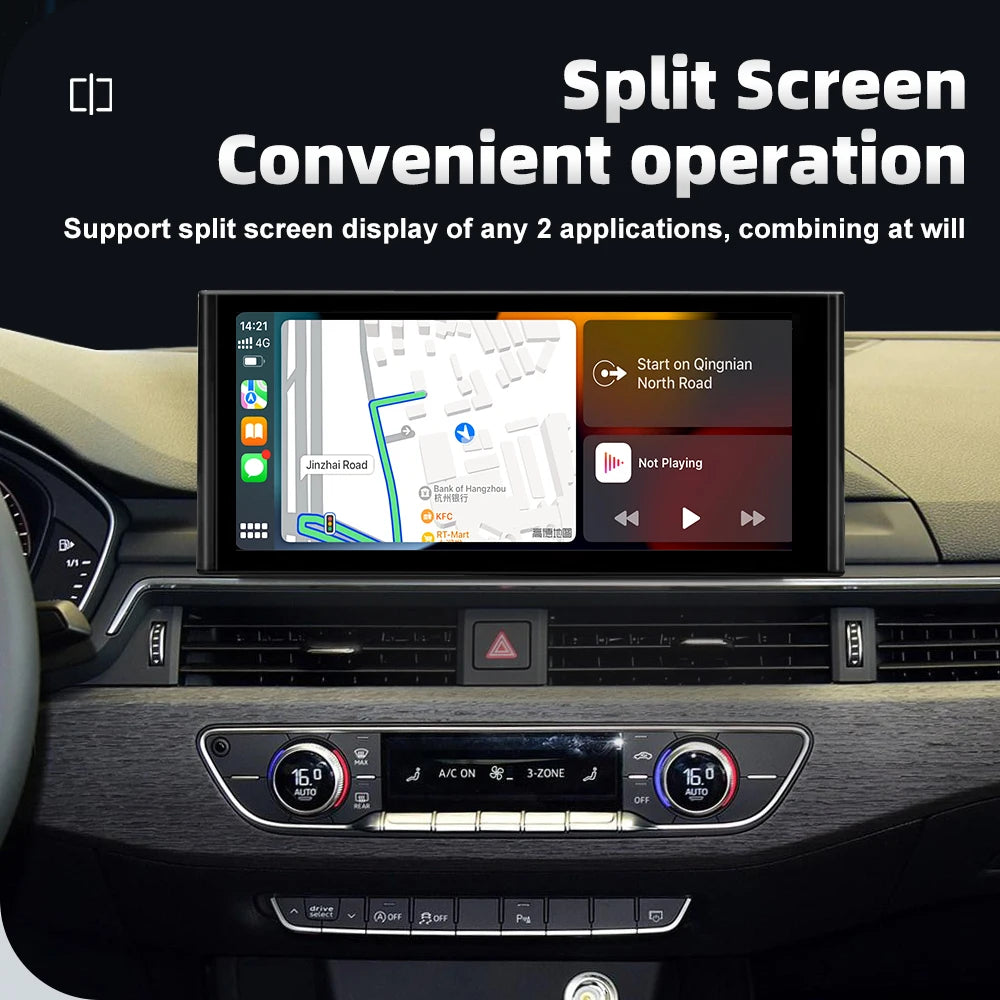 Audi A4 B9 A5 2016-2020 8 Core Android 13 System Car Multimedia Player USB Wireless Carplay WIFI BT Google Touch Screen  AUTMA4NW2