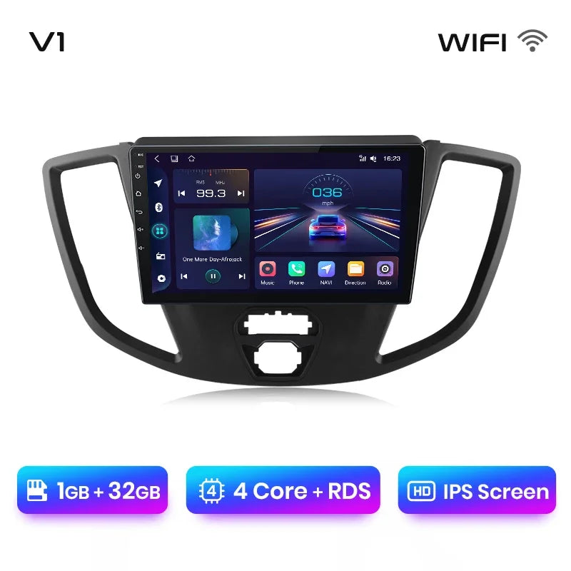 Ford Transit 2015 -2018 Wireless CarPlay Android Auto Car Radio RDS GPS 4G WIFI BT AUTMFRDTZ