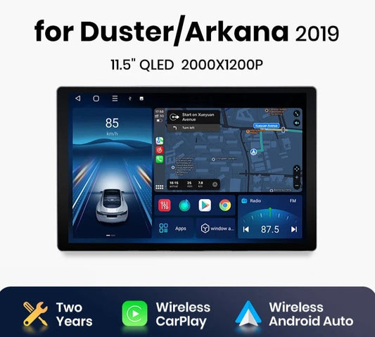 Renault Arkana / Dacia Duster 2019 2021 Android 12 X7 PRO 11.5“ 2K wireless carplay android auto wifi usb gps AUTMDCDK1