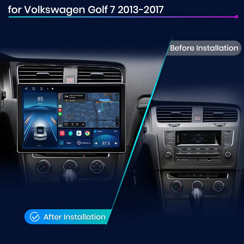 VW Volkswagen Golf 7 2013-2017 X7 PRO 11.5“ 2K AI Voice Wireless CarPlay Android Auto Car Radio RDS WIFI GPS BT Multimedia autoradio AUTMVGFPRO