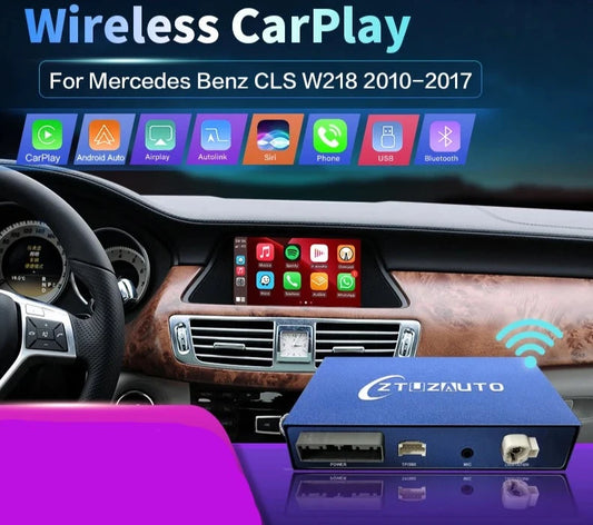 Mercedes Benz CLS W218 2010-2017 Wireless CarPlay  Android Auto Mirror Link AirPlay GPS  Navigation AUTMBCEW