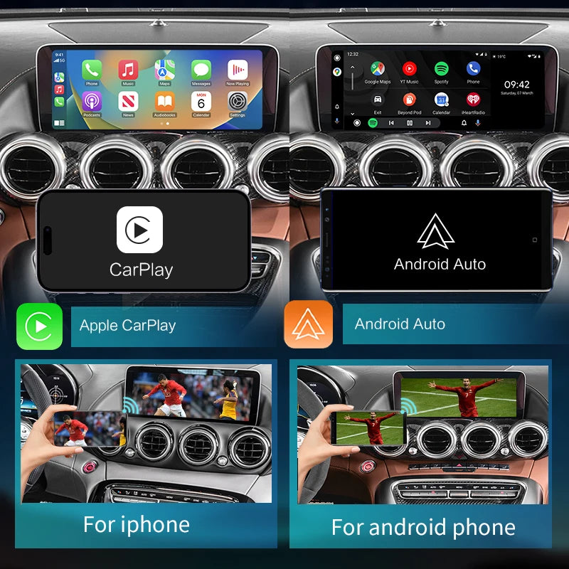 Mercedes Benz GT R 2019 Wireless CarPlay Android Auto  Mirror Link AirPlay Navigation GPS AUTMBGTR