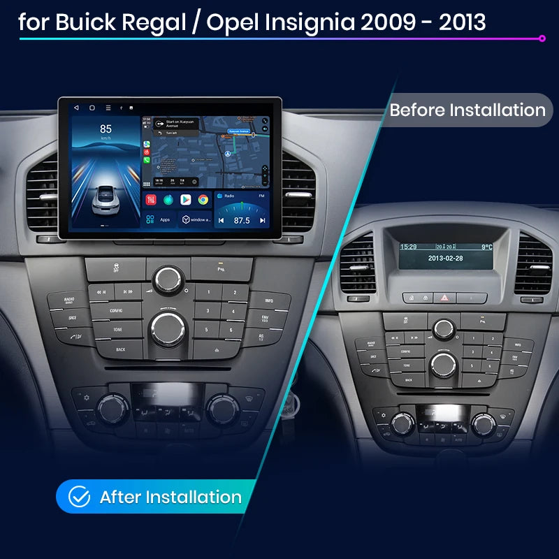 Opel Insignia Buick Regal 2009 - 2013 X7 MAX 13.1“ 2K  Wireless CarPlay Android Auto Car Radio WIFI GPS BT  Multimedia autoradio AUTMOPIS13