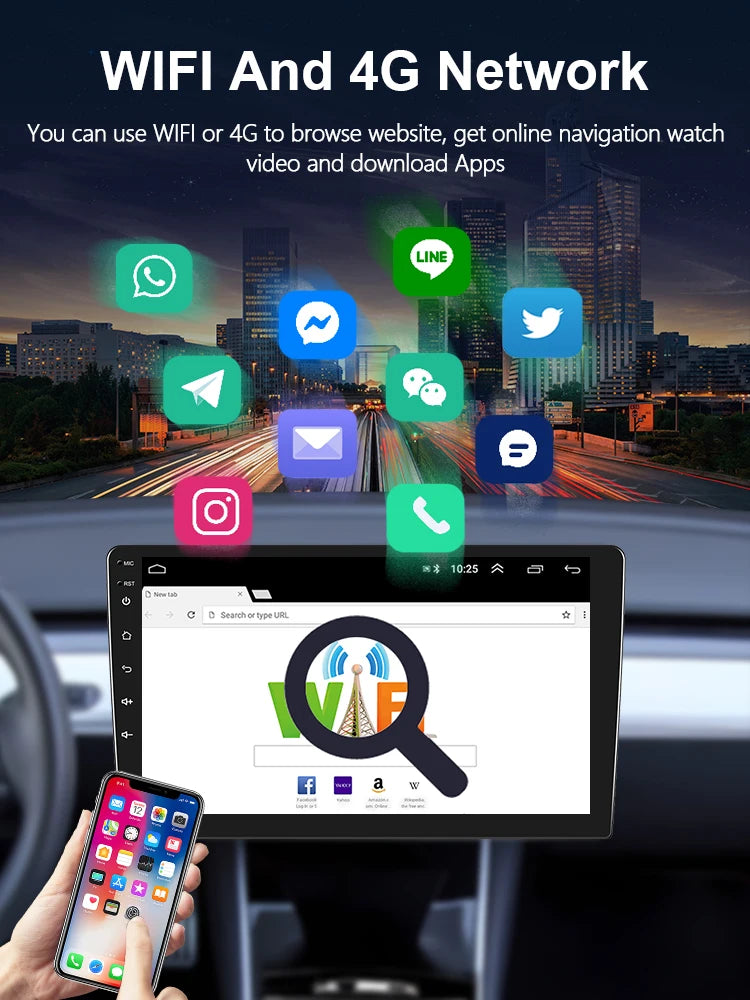 Ford Ecosport 2013-2017 9"  CarPlay Android auto Radio RSD WIFI GPS BT   Car Multimedia Player  AUTMFDECPS