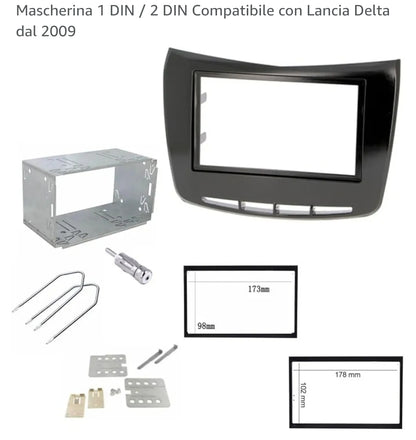 Cornice 1/2 din Lancia Delta AUTMCLCD