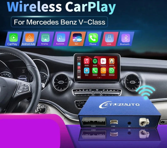 Mercedes Benz V-Class W447 2014-2018 Vito Viano Wireless CarPlay , Android Auto Mirror Link AirPlay GPS AUTMVCWV