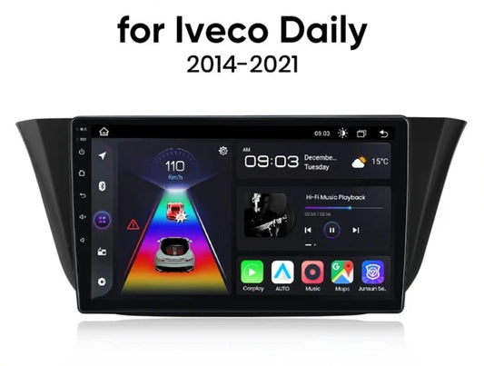 Iveco Daily 2014 -2021 AI Voice Carplay Android Auto Radio RDS WIFI GPS BT 4G Car Multimedia AUTMIVCDALY