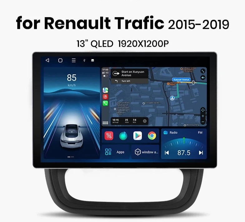 Fiat talento Renault Trafic 3 2014-2021 Per Opel Vivaro B 2014-2018 X7 MAX 13.1“ 2K Wireless CarPlay Android Auto Car Radio RDS wifi gps bt AUTMRTVOFT1