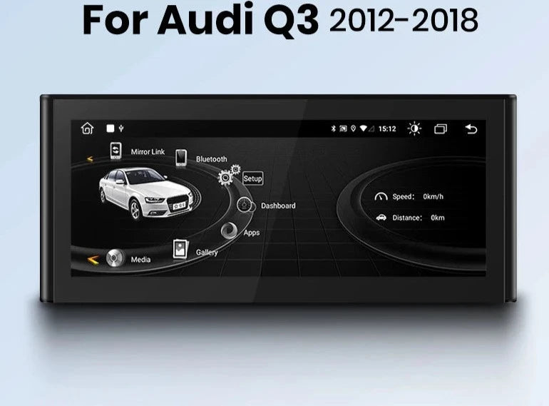 Audi Q3 2012-2018 10,25" Android 12  Wireless CarPlay Car Radio Multimedia   DSP Andoroid Auto GPS Stereo autoradio AUTMAQSGD