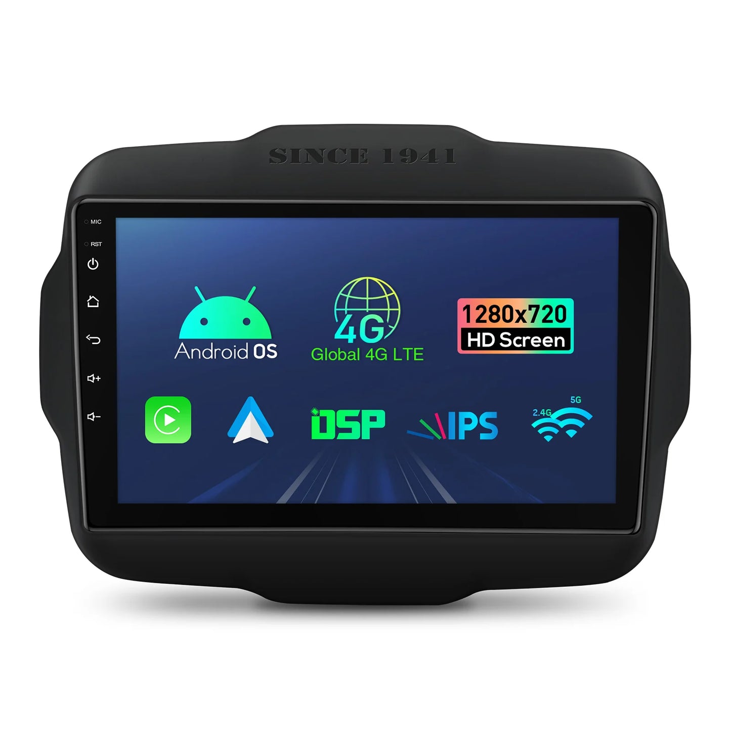 Jeep Renegade 2015-2020 9'' Android13 Octa core  2/32 gb Car Radio  Multimedia Player Built-in DSP 4G Carply AA GPS RCA  IEP92RGJ