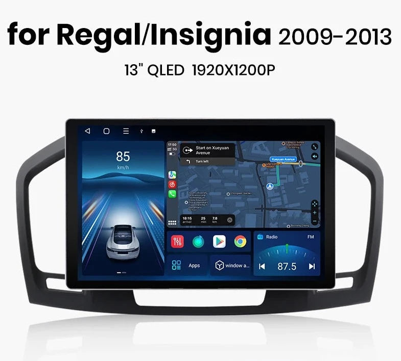 Opel Insignia Buick Regal 2009 - 2013 X7 MAX 13.1“ 2K  Wireless CarPlay Android Auto Car Radio WIFI GPS BT  Multimedia autoradio AUTMOPIS13