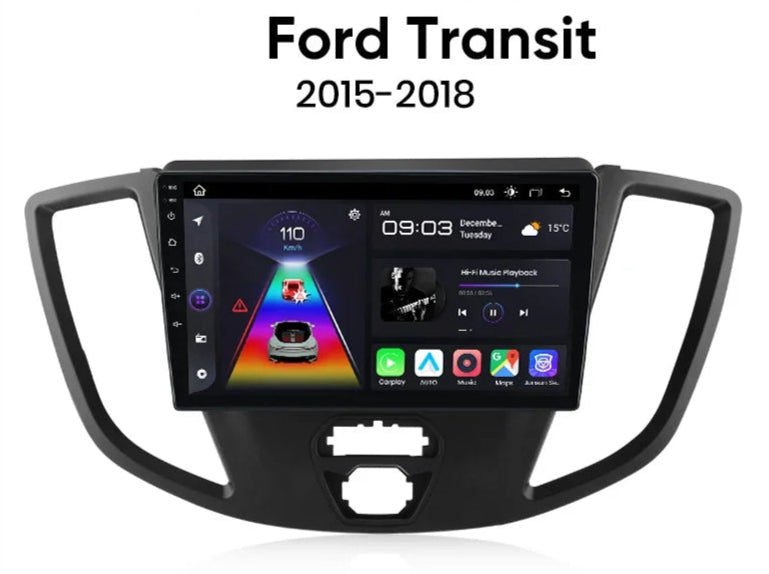 Ford Transit 2015 -2018 Wireless CarPlay Android Auto Car Radio RDS GPS 4G WIFI BT AUTMFRDTZ