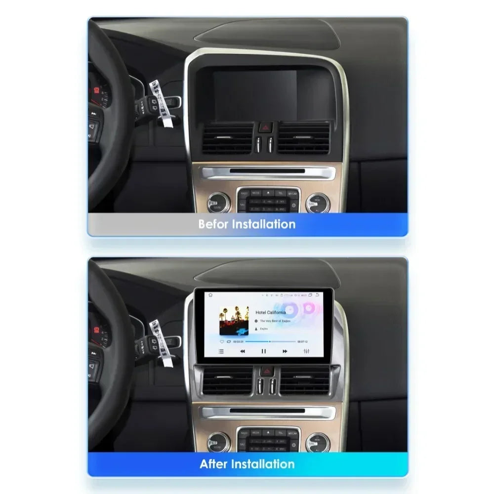 Volvo XC60 2008 - 2017 2Din 9" CarPlay Android Auto Car Radio RDS WIFI GPS BT  Multimedia AUTMVLVXC60