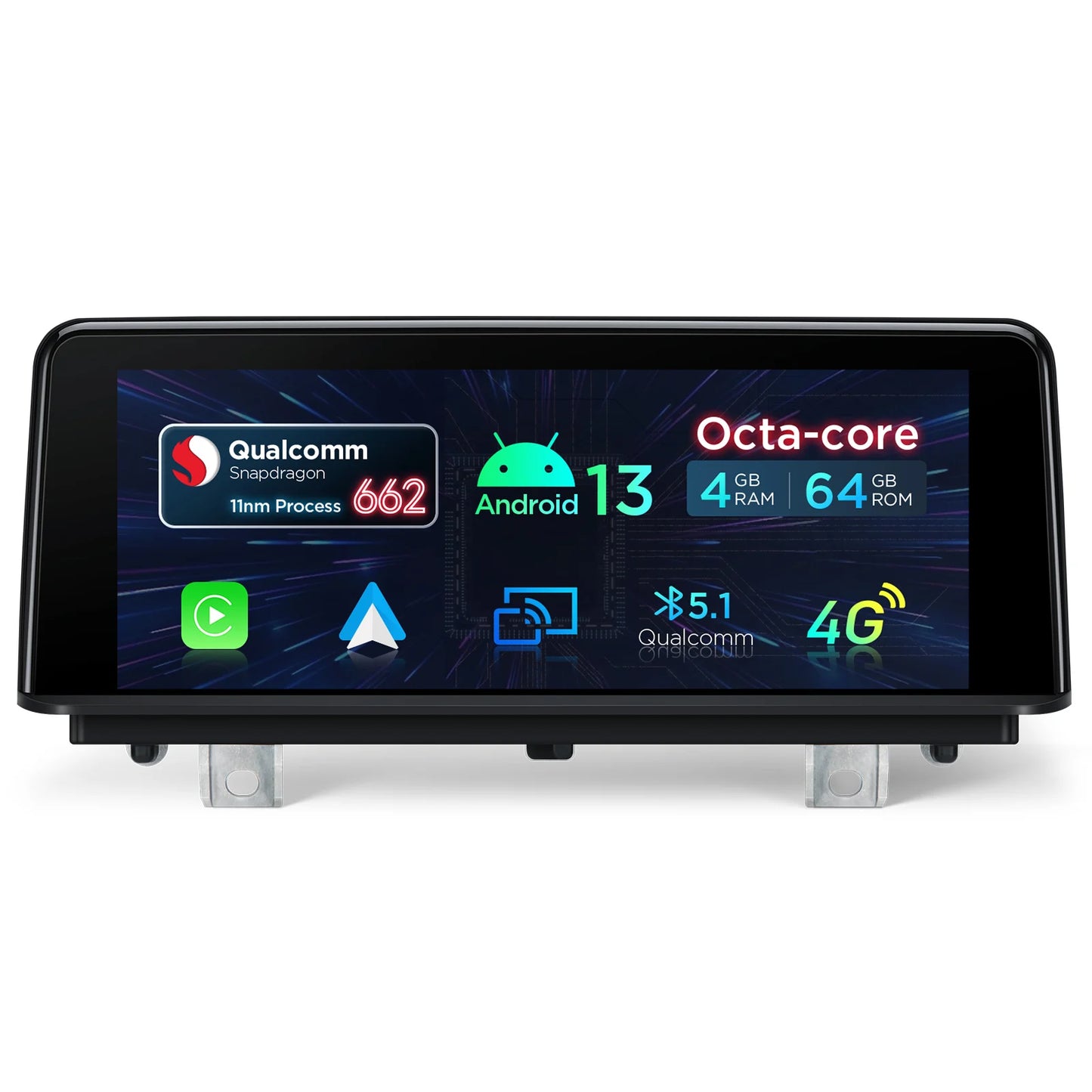 BMW Serie 3/4 Series F30/31/F32/F33/34/36 NBT  8.8" Android 13 Qualcomm Octa Core Car Radio For  4GLTE CarPlay Android Auto DSP QPBS83NBTH