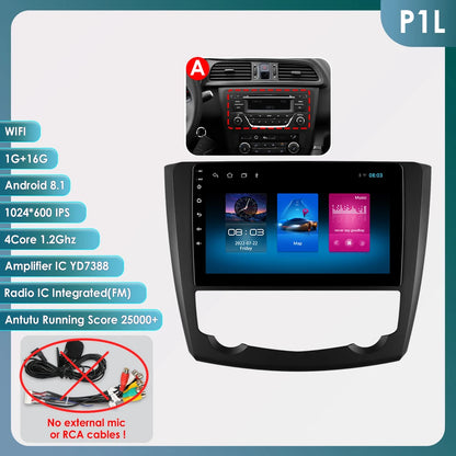 Renault Kadjar 2015 - 2019 9" Android13  Radio RDS GPS wifi bt carplay android auto USB AUTMRNKDJR