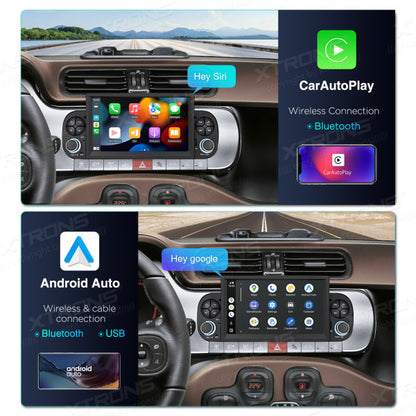 Fiat Panda 2013-2020 7 " Octa Core 4+64 GB Autoradio multimediale Carplay Android auto 4G LTE  PX73PDFL