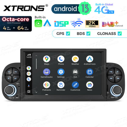 Fiat Panda 2013-2020 7 " Octa Core 4+64 GB Autoradio multimediale Carplay Android auto 4G LTE  PX73PDFL